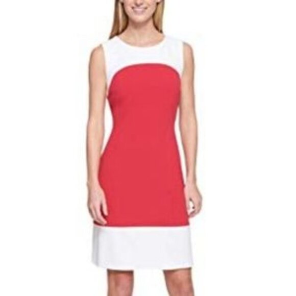Tommy Hilfiger Dresses & Skirts - Tommy Hilfiger Colorblock Sheath Dress – Classic & Chic